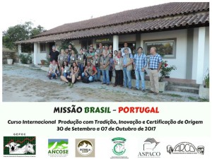 I Missão Brasil - Portugal de 30 de setembro a 07 de outubro de 2017