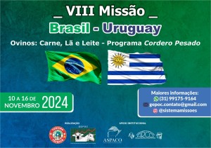 VIII Missão Brasil - Uruguay de 10 a 16 de Novembro 2024